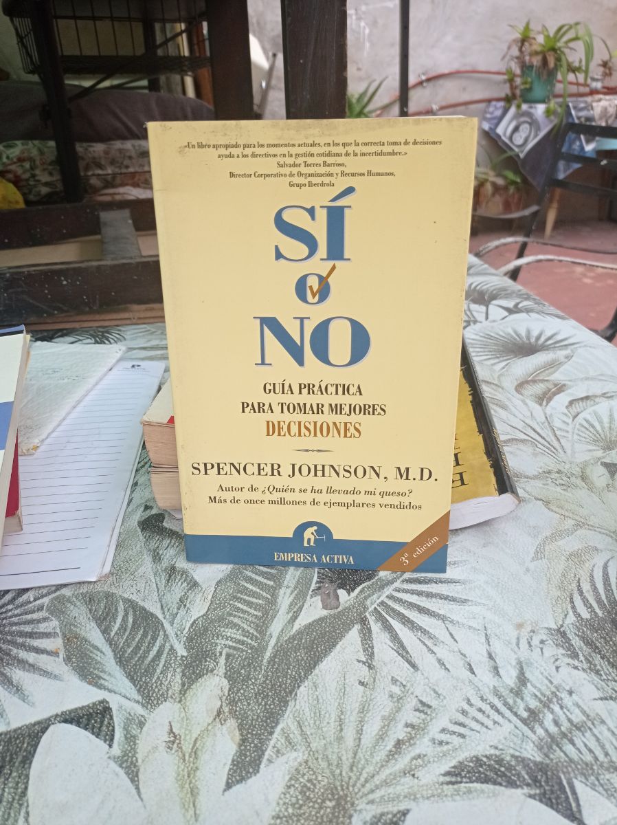 Libro para tomas de decisiones enventas